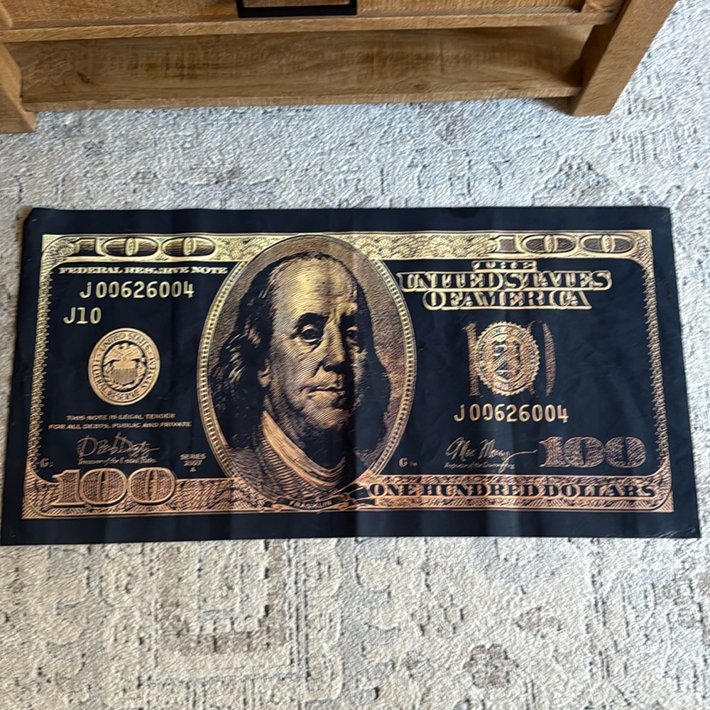 🛍️⭐️ Bundle Item Only - Money $100 Wall Banner
